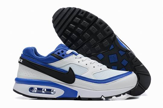 Cheap Nike Air Max BW Men's Shoes White Blue Black-33 - Click Image to Close